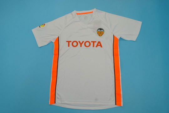 Jersey Front, Valencia 2006-2007 Home Short-Sleeve