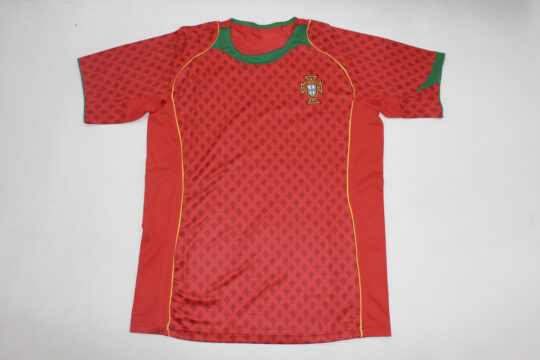 Shirt Front, Portugal Euro 2004 Home Short-Sleeve Jersey