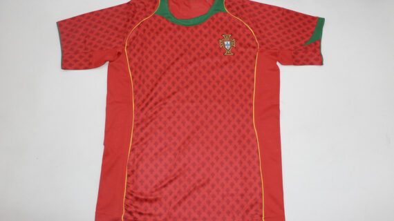 Shirt Front, Portugal Euro 2004 Home Short-Sleeve Jersey