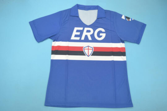 Shirt Front, Sampdoria 1990-1991 Short-Sleeve Jersey