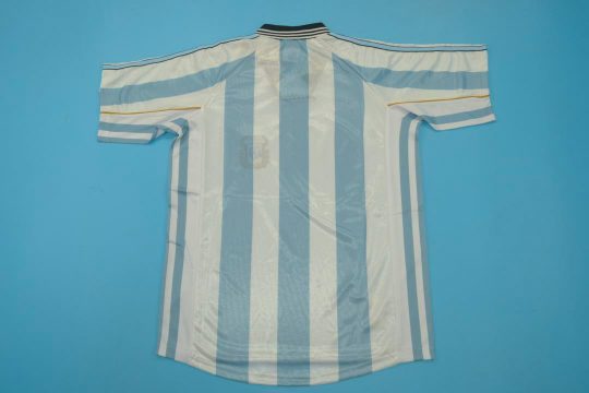 Shirt Back Blank, Argentina 1998 World Cup Home Short-Sleeve