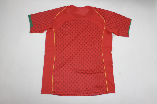 Shirt Back Blank, Portugal Euro 2004 Home Short-Sleeve Jersey