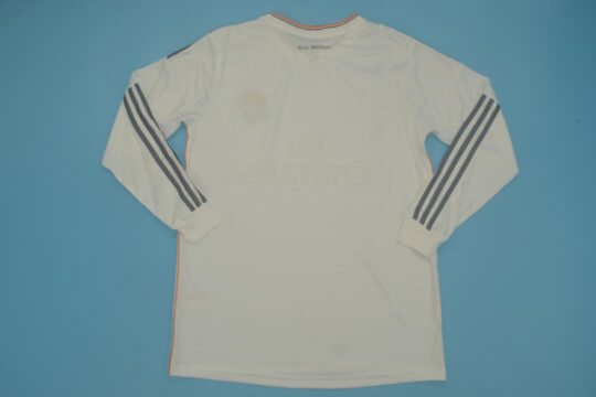Shirt Back Blank, Real Madrid 2013-2014 Home Long-Sleeve Kit