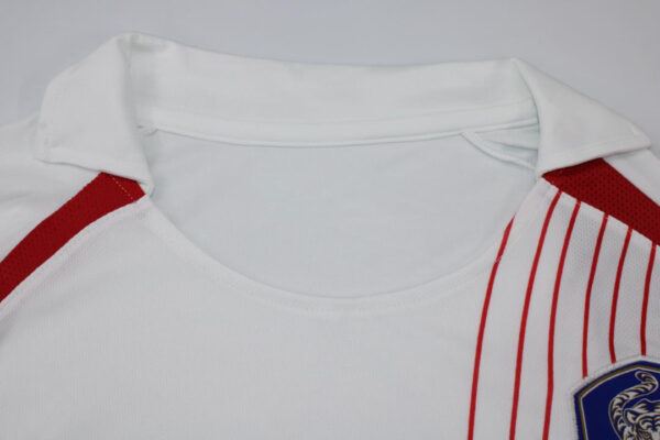 Shirt Collar Front, South Korea 2002 Away Short-Sleeve Jersey