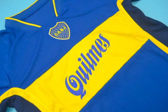 Shirt Front Alternate, Boca Juniors 2000-2001 Home Short-Sleeve