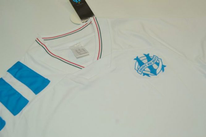Shirt Front Alternate, Olympique Marseille 1993 Short-Sleeve