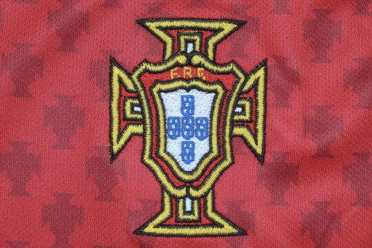 Portugal Emblem, Portugal Euro 2004 Home Short-Sleeve Jersey