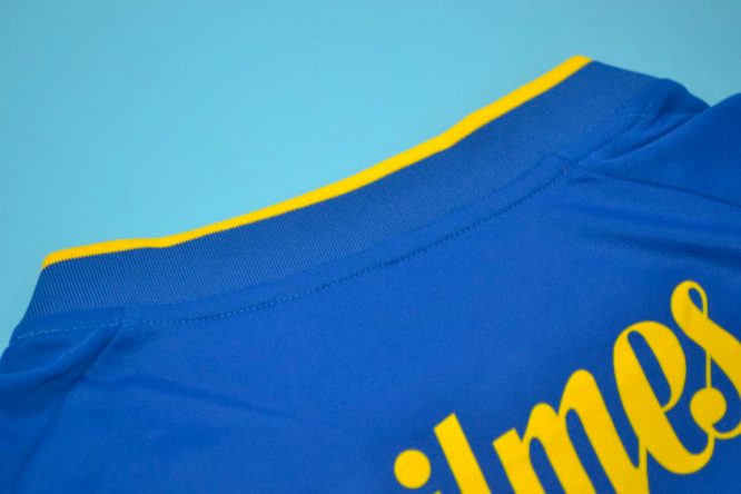 Shirt Collar Back, Boca Juniors 2000-2001 Home Short-Sleeve