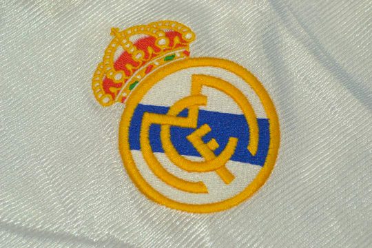 Shirt Real Madrid Emblem, Real Madrid 1998-2000 Home