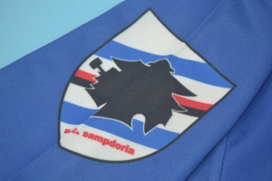 Shirt Sleeve, Sampdoria 1990-1991 Short-Sleeve Jersey