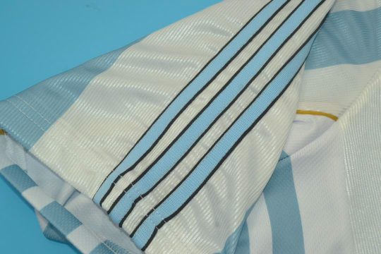 Shirt Sleeve Closeup, Argentina 1998 World Cup Home Short-Sleeve
