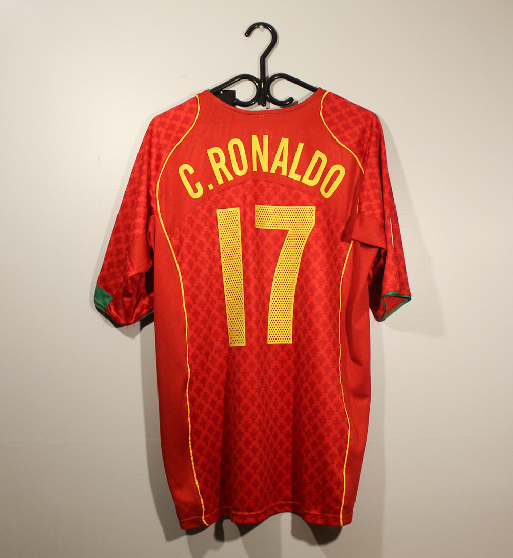 Portugal Euro 2004 Home Football Jersey 