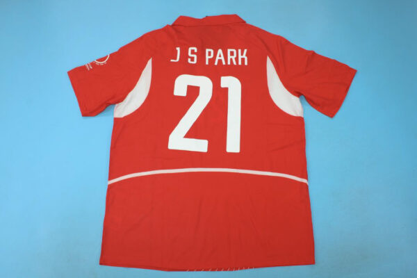 JS Park Nameset, South Korea 2002 Home Short-Sleeve Jersey
