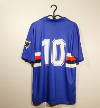 Mancini #10 Nameset, Sampdoria 1990-1991