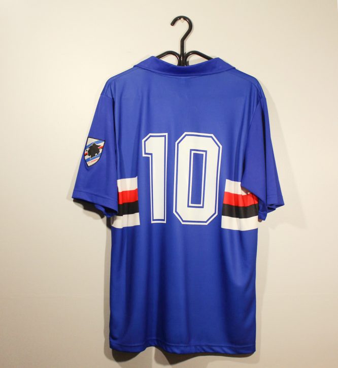 Mancini #10 Nameset, Sampdoria 1990-1991