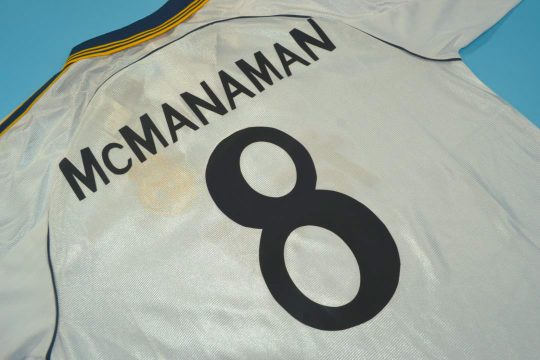 McManaman Nameset Alternate, Real Madrid 1998-2000 Home
