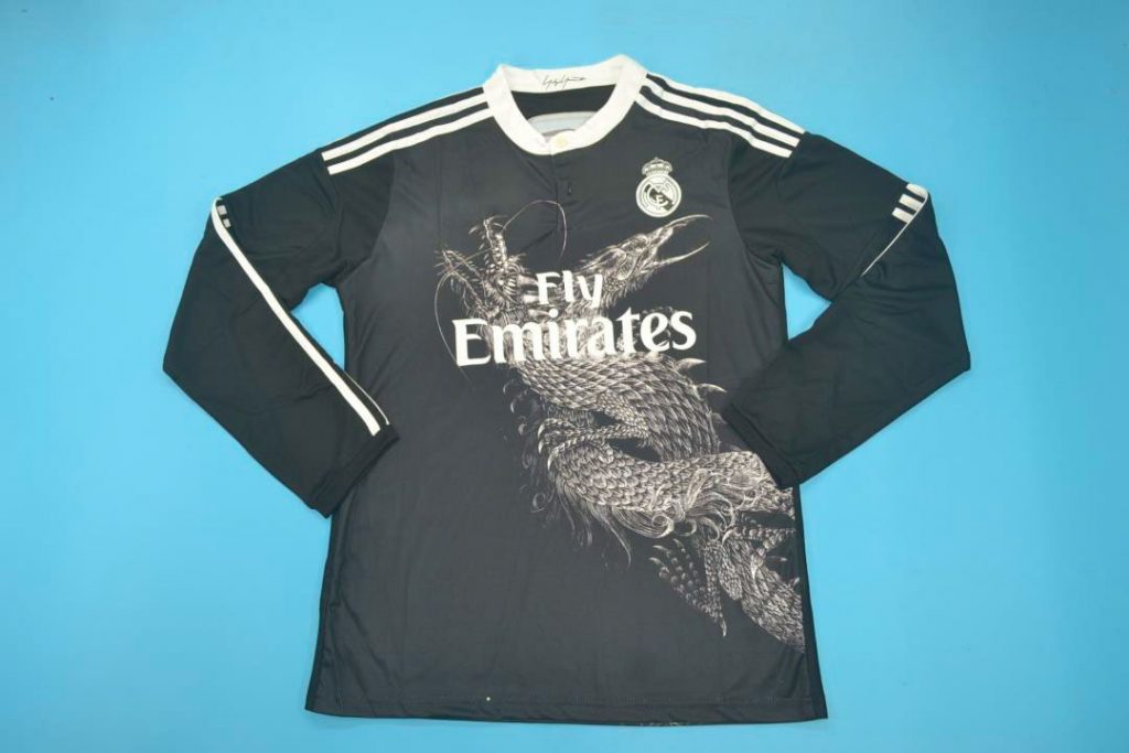 Real Madrid 2014 15 Third Long Sleeve Shirt Free Shipping