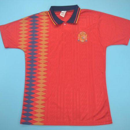 Shirt Front, Spain 1994 Home Short-Sleeve