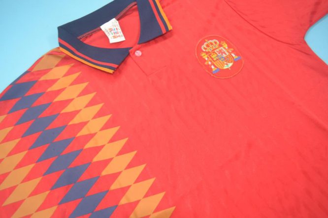 Shirt Front Alternate, Spain 1994 Home Short-Sleeve