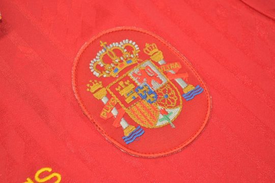 Shirt Spain Emblem, Spain 1994 Home Short-Sleeve