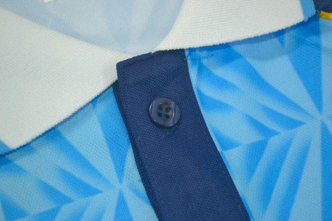 Shirt Collar Closeup, Lazio 1991-1992 Home