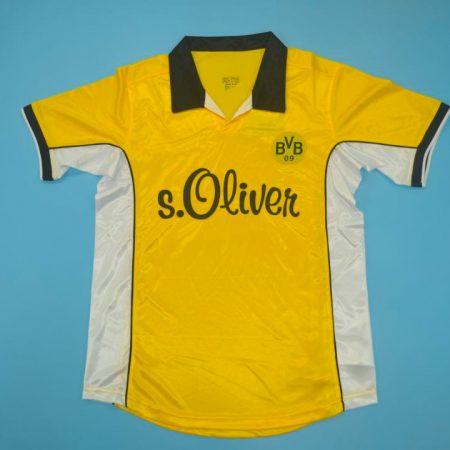 Shirt Front, Borussia Dortmund 1998-2000 Home Short-Sleeve Kit
