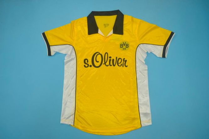 Shirt Front, Borussia Dortmund 1998-2000 Home Short-Sleeve Kit
