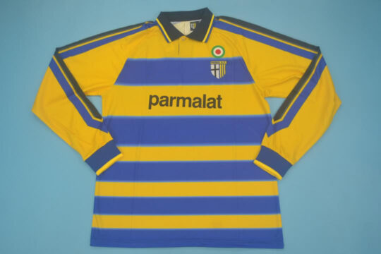 Shirt Front, Parma 1999-2000 Home Long-Sleeve Kit