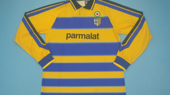 Shirt Front, Parma 1999-2000 Home Long-Sleeve Kit