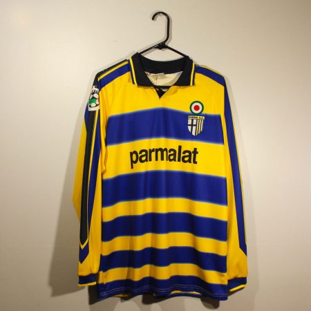 Shirt Front, Parma 1999-2000 Home Long-Sleeve Kit
