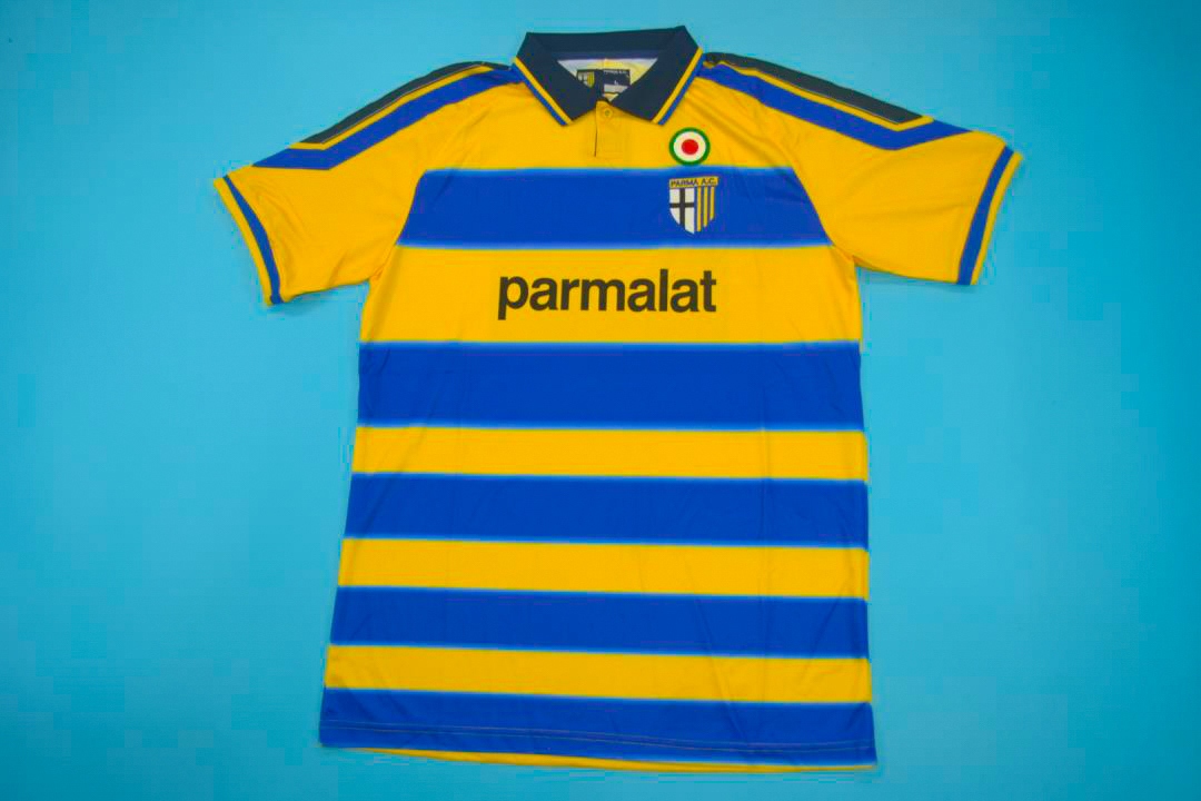 99-00 Parma Home Soccer Jersey Short Sleeves Retro version Football shirt S-XXL 
