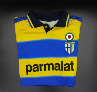 Shirt Front Alternate, Parma 1999-2000 Home Long-Sleeve Kit