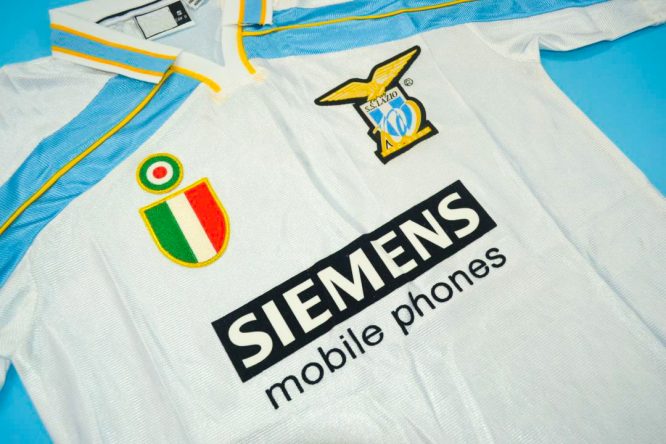 Shirt Front Alternate, Lazio 2000-2001 Home Centenary