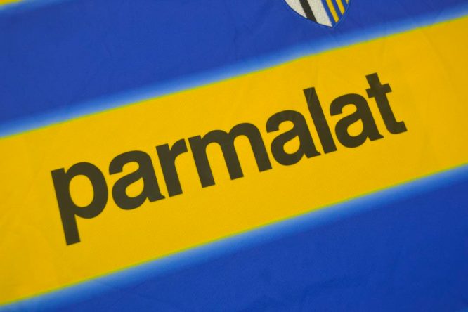 Shirt Parmalat Sign, Parma 1999-2000 Short-Sleeve Kit