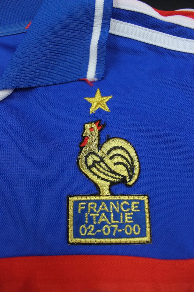 Shirt France Logo, France Euro 2000 Home Short-Sleeve