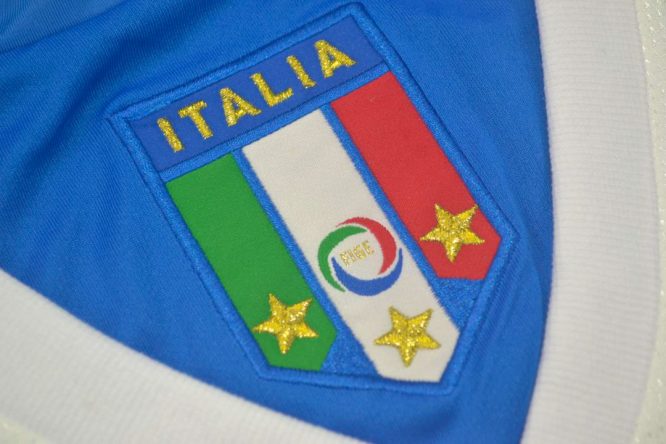 Shirt Italia Sign, Italy 2006 Away White Short-Sleeve