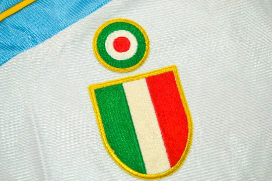 Shirt Italy Emblems, Lazio 2000-2001 Home Centenary