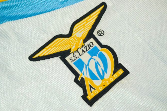 Shirt Lazio Centenary, Lazio 2000-2001 Home Centenary