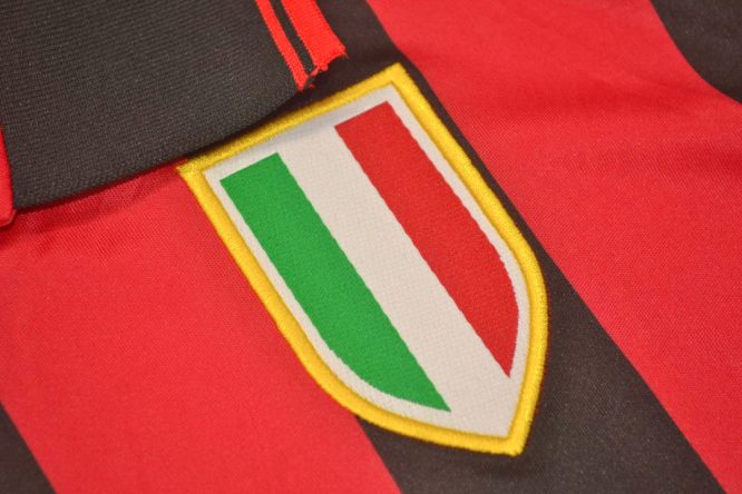 Shirt Scudetto Emblem, AC Milan 1996-1997 Home Short-Sleeve Kit