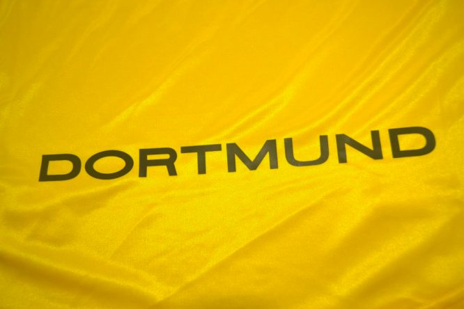 Shirt Dortmund Back Imprint, Borussia Dortmund 1998-2000 Home Short-Sleeve Kit
