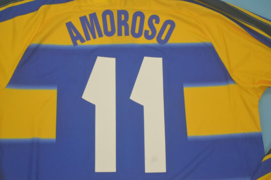 Amoroso Nameset, Parma 1999-2000 Home Long-Sleeve Kit