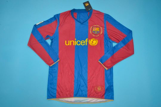Shirt Front, Barcelona 2006-2007 Long-Sleeve