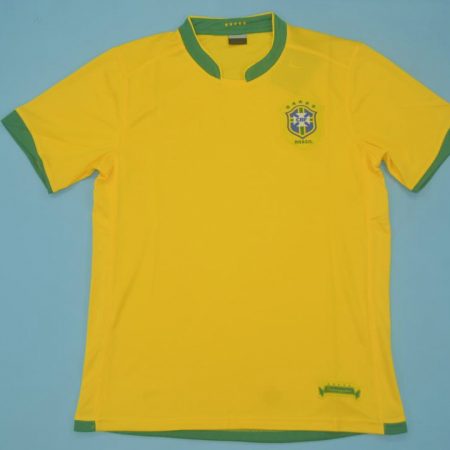 Shirt Front, Brazil 2006 World Cup Home Short-Sleeve