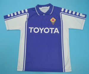 Shirt Front, Fiorentina 1999-2000 Short-Sleeve