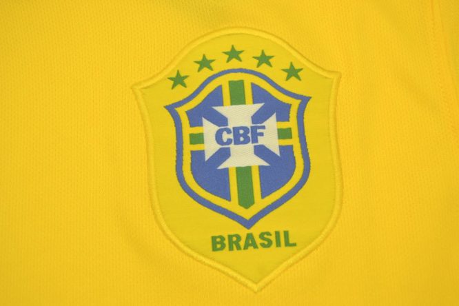 Shirt Brazil Logo, Brazil 2006 World Cup Home Short-Sleeve