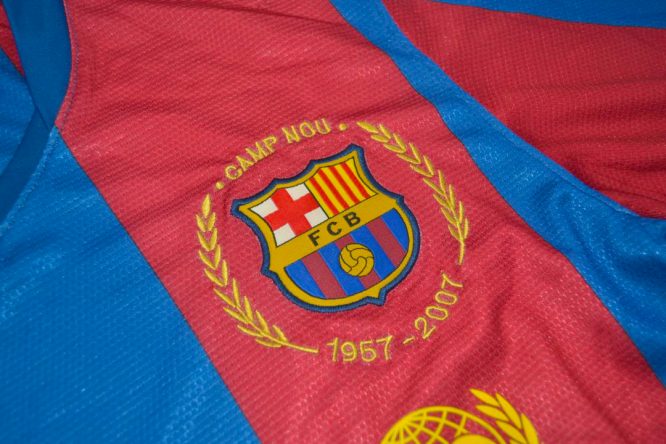 Shirt Barcelona Emblem, Barcelona 2006-2007 Long-Sleeve