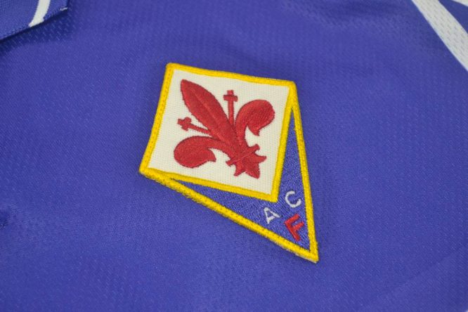 Shirt Fiorentina Emblem, Fiorentina 1999-2000 Short-Sleeve