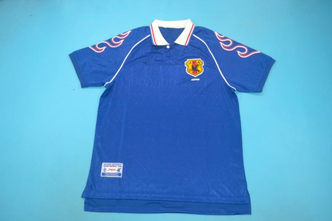 Japan 1998 World Cup Home Short-Sl. Jersey [Free Shipping]