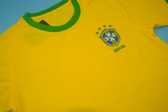 Shirt Front Alternate, Brazil 2000-2002 Home Short-Sleeve