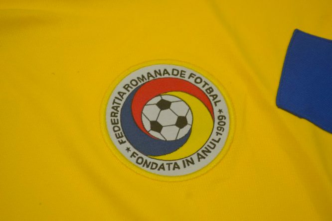 Shirt Romania Emblem, Romania 1994 Home Short-Sleeve